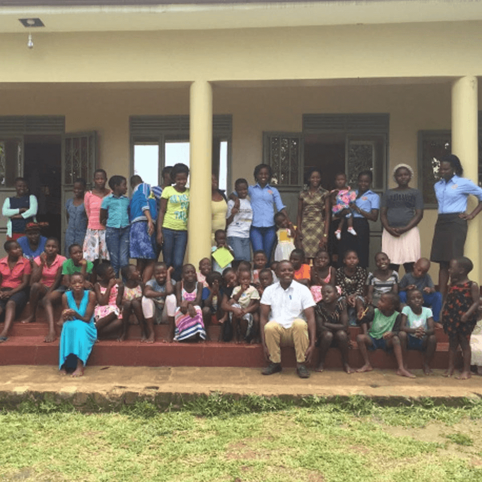 The ACF Girls Home in Kampala. Similar to the home Caleb was brought into as a young child himself!