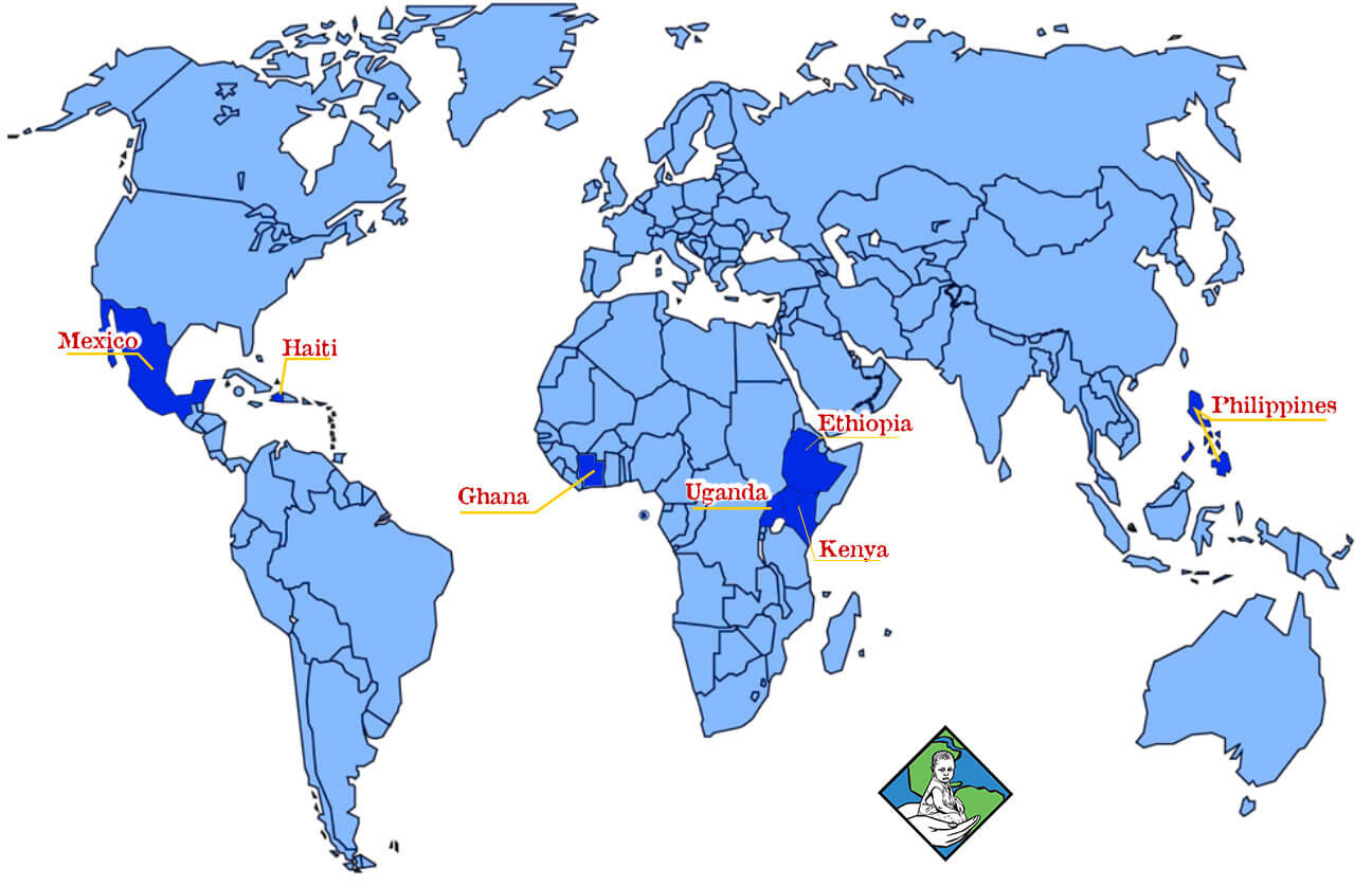 map of countries where afc works